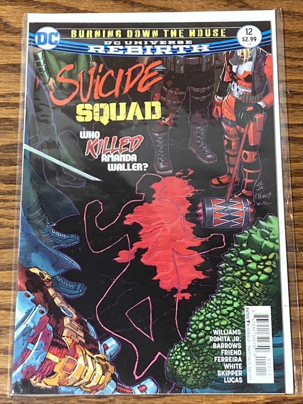 DC Suicide Squad Vol. 4 # 12 Regular Cover Apr '17